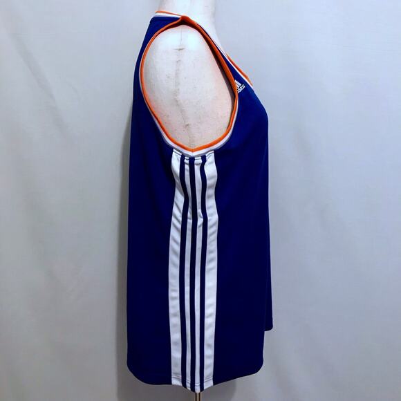 Adidas NWOT NBA Blue, White, Orange and Grey Jersey Women 2XL - Picture 5 of 10